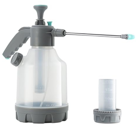 Drucksprühgerät - 3L Garden Sprayer - Wassersprayflasche, ideal zum Sprühen von Wasser, Dünger, Herbiziden, Pestiziden, Reinigungsmittel, Konservierungsstoffen, Fungiziden und Reinigung