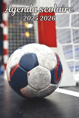 Agenda scolaire 2025 2026 Handball: Organisateur Scolaire , Une semaine sur 2 pages , Primaire, Collège, Lycée pour Fille et Garçon , Enfant , Adulte