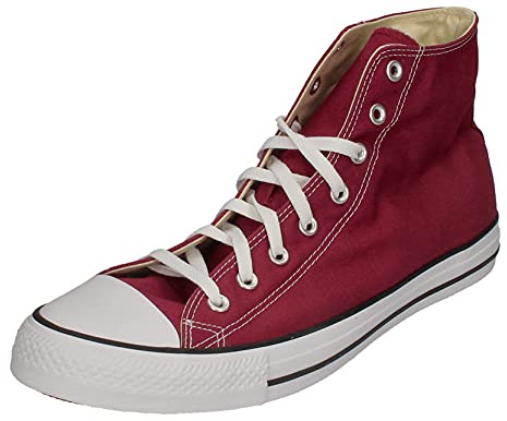 Converse Chuck Taylor All Star Shoes (M9621) Hi Top in Red, Size: 3.5 D(M) US Mens / 5.5 B(M) US Womens, Color: Red
