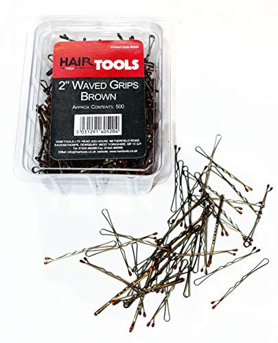 Hairtools 2 Waved Grips (500) Brown