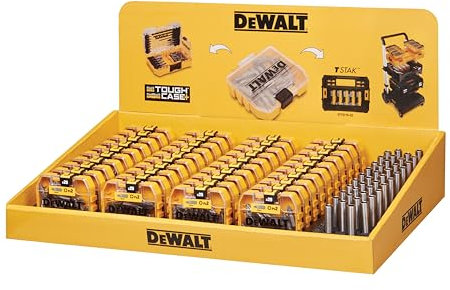 DEWALT DT71706-QZ PZ2 Screwdriver Bit Set with Display and 40 Magnetic Holders, 25 Piece (Pack of 40)