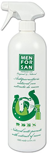 MENFORSAN Spray Anti-Insectos con Margosa, Geraniol y Lavandino Caballos - 1 Litro