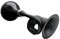 Electra Bicycle Electra Bugle Horn Fahrrad Ball Hupe Tröte Klassisch Retro Signal Klingel, 5409, Farbe schwarz