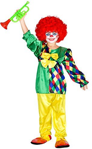 tectake dressforfun Mädchenkostüm Clowni Mimmi | Perfekte Clown-Verkleidung für Mädchen (5-6 Jahre | Nr. 300793)