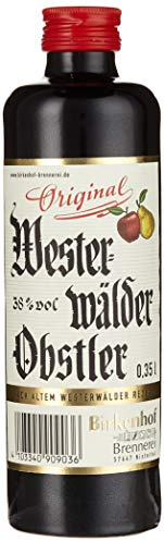 BIRKENHOF Brennerei | Westerwälder Obstler | (1 x 0,35l ) - 38 % vol.
