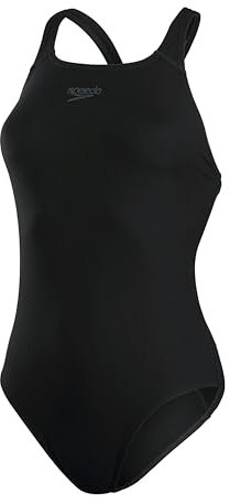 Speedo Eco Endurance+ Medalist Maillot de Bain Femme, Noir, 28