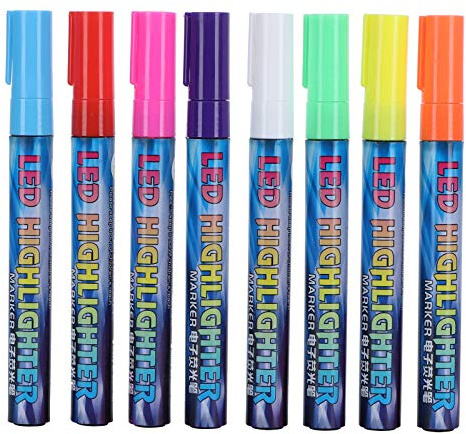 Omabeta 8 Stück Imker Markierstift Kunststoff Farbe Marker Stifte Mini Kugelschreiber Imker Zubehör Werkzeuge Zum Markieren der Neuen Bienenkönigin Leicht zu Finden Imkerbedarf