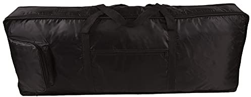 Taosheng Gig Bag Sac à dos rembourré pour clavier électrique 61 touches avec poignée et bandoulière réglable, sac à dos de voyage avec poches supplémentaires anti-poussière