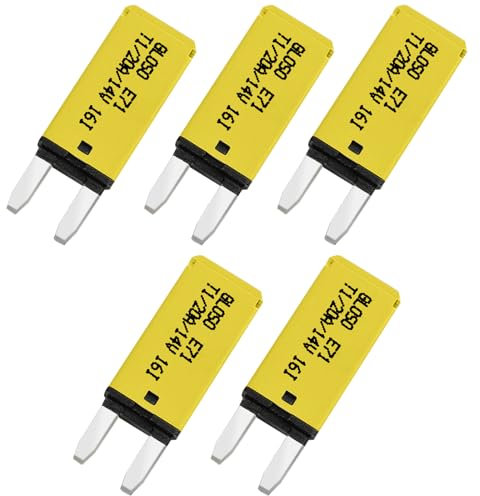 Gloso Disjoncteur Fusibles à lames Réinitialisation automatique Mini Le bateau Camion Voitures 20 AMP 5 paquets E71