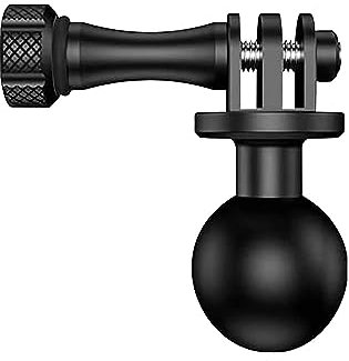 iHYTOON Navigatore per Moto Adattatore per montaggio a sfera in lega di alluminio da 1 pollice per Garmin/Git UP/Gopro Hero Sport Camera Supporto per testa a sfera (R15)*1