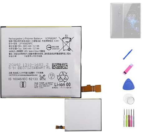 HIGHAKKU Ersatzakku Batterie LIP1656ERPC kompatibel mit Sony Xperia XZ2 Premium Mobile with Tools