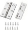 2Pcs 3 Inch (75mm) Door Hinge,Ball Bearing Fire Door Hinges Satin Stainless Steel Fire Door Hinge Steel Fire Rated Internal Door Hinges