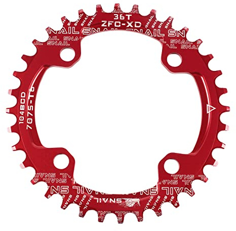 Jane Eyre Fahrrad kettenblätter 104 BCD 32T 34T 36T schmales breites Einzel kettenblatt, rundes schmales breites Kettenblatt für Rennrad Mountainbike BMX MTB