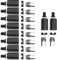 VGOL Lot de 10 connecteurs Micro USB Type B 5 Broches mâle à souder en Plastique pour téléphones Portables, Smartphones, Ordinateurs, appareils Photo