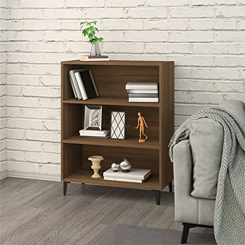 FIRBNUS 69,5x32,5x90 cm Aparador Roble marrón Mueble Entrada Recibidor Recibidores De Entrada Muebles De Cocina Vitrina Economica Mueble Auxiliar De Cocina