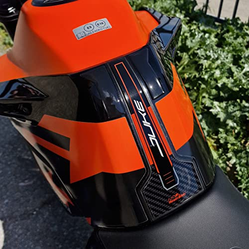 Resin Bike Motorrad-Aufkleber kompatibel mit KTM Duke 790 890 2022-2023 Motorradtankschutz vor Stößen und Kratzern, 3D-Aufkleber, geharzt, Tankschutz Duke 790-890 GP - 890 R