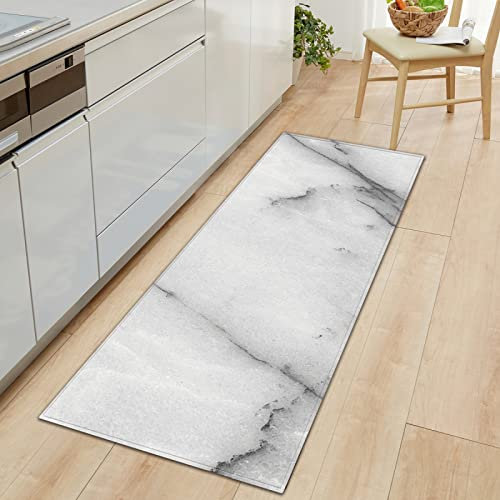 GOKSEL Küchenläufer Abstrakt & Marmor Rutschfester,wasserdichter,abwaschbarer Küchenteppich,Teppich Läufer Küchenmatte für,Flur,Schlafzimmer,Badezimmer 50 x 80cm