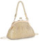 BAIGIO 1920s Vintage Beaded Clutch Bag for Women Gold Sparkly Diamante Evening Bag Clutch Handbag for Wedding Prom Cocktail Gatsby Party