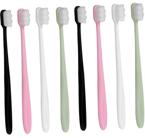HAPINARY 8st Physiotherapie Sport Schulter Polster Empfindliche Zähne Zahnbürste Kohle Zahnbürsten Reisezahnbürste Kind Gefangenschaft Sauber Schwangere Frau Plastik