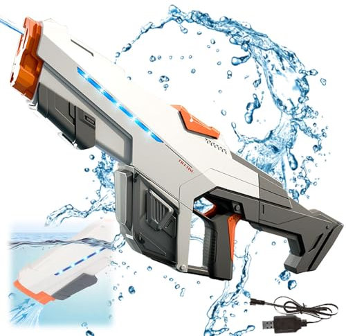 Anyingkai Elektrische Wasserpistole mit Automatischer Wasseraufnahme,Wasserpistole Elektrisch Erwachsene,Automatische Wasserpistole Elektrisch,Spritzpistole Wasser Elektrisch für Kinder
