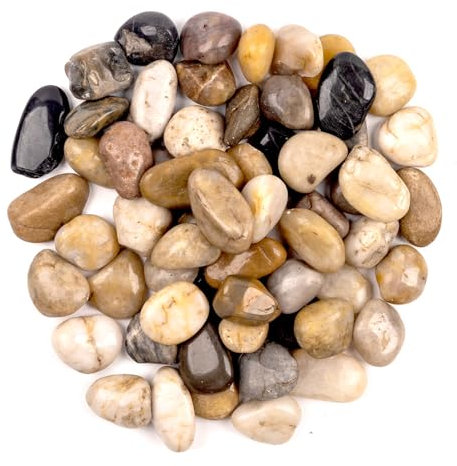 flusskiesel,ziersteine,polierte kieselsteine,steine deko,für steine zum basteln,vasen dekosteine,ziersteine garten,Landschaftsbau etc.(ca 0.45kg-8-16mm)