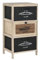 Home ESPRIT Kommode in Schwarz, Naturholz, 40 x 30 x 73,5 cm