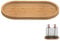 Bamboo Soap Dispenser Tray - Multi-Purpose Countertop Organizer for Bathroom & Kitchen - Holds Soap, Jewelry, Candles, Perfume & More (Natural Waterproof Design)