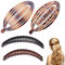 Pinces à Banane,4 Pièces Queue de Poisson Clip pour Femmes Classique Pinces à Cheveux Longs Banane Française Peigne à Cheveux Porte-Queue de Cheval Banane,pour le Sport la vie