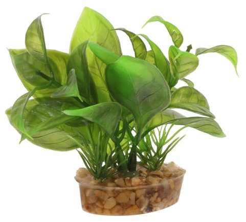 BUGUUYO Gazon Artificiel Décoratif Compact Et sans pour Les Poissons Résistant À La Décoloration pour Aquarium