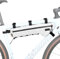 Rhinowalk Fahrradtasche, Fahrradrahmentasche, wasserdichte Fahrrad-Dreieckstasche, Fahrradtasche unter dem Schlauch, professionelles Fahrradzubehör 2,4L (L),Weiß