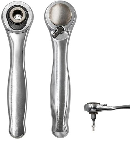 BCENG 1/4 Zoll Mini Ratsche Bit Schraubendreher 72-Zahn Ratsche Klein Schraubendreher Effizient und Arbeitssparend Kleine Ratsche 1/4 Ratsche Klein Socket Steckschlüssel für Die Fahrradwartung