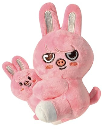 Sk-Zoo Plüschtier ‘Stay’ 15 cm Kuscheltier Bbokari Jiniret Wolf Chan Leebit Plüschpuppe Cartoon Puppen Magnetische Umarmung (Dwaekki)