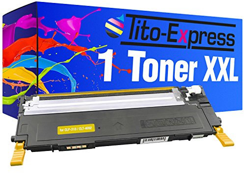 Tito-Express PlatinumSerie 1 Toner XXL kompatibel mit Samsung CLT-4092S Yellow | Geeignet für CLP-310 CLP-315 CLX-3170 CLX-3175 K NK WK FN FW N W | Yellow 2.000 Seiten Druckleistung