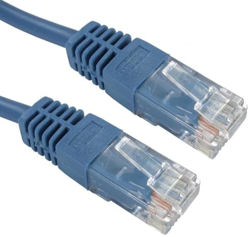 kenable Blue Cat5e Ethernet Cable RJ45 Network Patch Lead UTP Pure Copper 1000Mbps 4m
