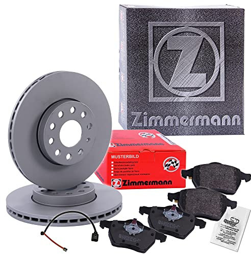ZIMMERMANN Bremsenset Vorderachse inkl. Bremsscheiben Belüftet Ø 257 mm + Bremsbeläge vorne Kompatibel mit FIAT GRANDE PUNTO (199_), PUNTO (199_), PUNTO EVO (199_)