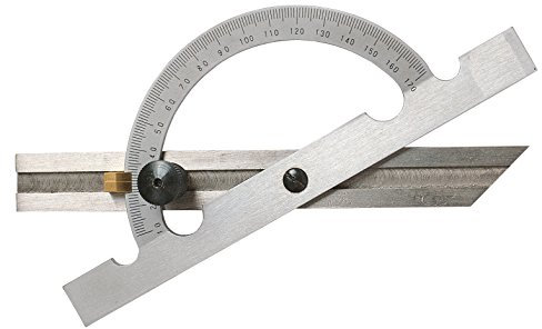 CNC QUALITÄT Gradmesser Abmessung 100 x 150 - Winkelmesser aus Stahl