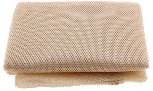 Haut-Parleur Grille Tissu Speaker Dust-Proof Cloth Stereo Fabric Mesh Cloth, Beige