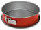 Guardini, Molde desmontable 1 fondo Ø 28 cm, Fondo antigoteo, Acero con revestimiento antiadherente, Rojo y Gris, Made in Italy, Línea Rossana