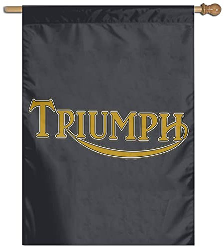 Yard Flags Vintage Triumph Motorrad Home Garden Flag Awesome Single
