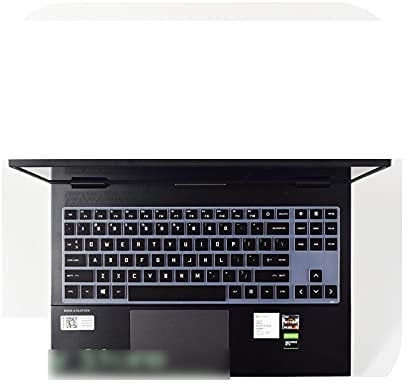 Keyboard cover Keyboard Protector for HP Omen 15-Ek0023Tx 15-En0037Ax 15-En0001Ax 15-En0029Nr En0008N 15-in Series AMD Keyboard Cover Protection-Black
