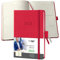 SIGEL C2365 Terminplaner Wochenkalender 2023 - ca. A6 - rot - Hardcover - 176 Seiten - Gummiband, Stiftschlaufe, Archivtasche - PEFC-zertifiziert - Conceptum