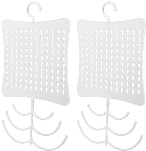 2 Stück Wand Schmuckorganizer aus Kunststoff zum Aufhängen