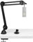 Geekria Microphone Arm Compatible with Razer Seiren X, Mini, Elite, Emote, Mic Boom Arm Mount Adapter with Tabletop Flange Mount, Suspension Stand, Mic Scissor Arm, Desk Mount Holder