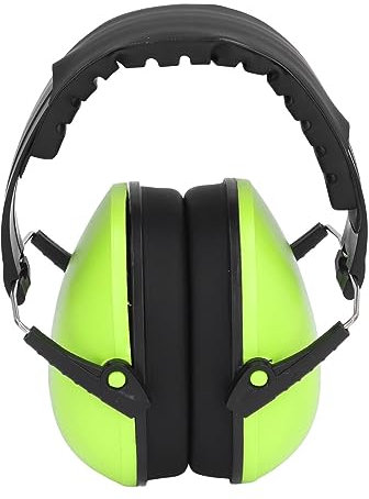 Orejeras Insonorizadas, Orejeras de Seguridad con Reducción de Ruido, 21DB Shooters Auriculares de Protección Auditiva Auriculares para Cortar la Construcción Fabricación(Verde)