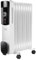 Oil Filled Radiator Free Standing – Electric Heater Energy Efficient – Low Energy Electric Heater – 9 Fin, 2500W, 3 Heat Settings – White, Electric Radiator – by Nuovva