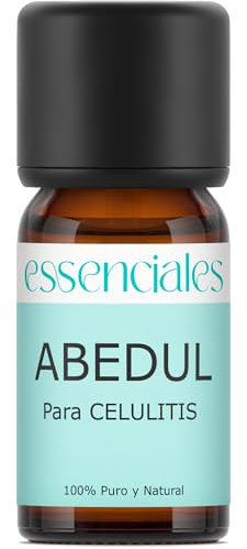 Aceite de Abedul para la Celulitis - Potente Reductor de Celulitis piernas y gluteos - Essenciales 10 ml