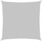 vidaXL Toldo de Vela poliéster Oxford 100% Gris Claro 2,5x2,5 m