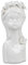 formano Deko Figur Mädchen als Blumenvase 19cm Weiße Keramik Blumenvase Skulptur Mädchenfigur Dekovase Tischdeko