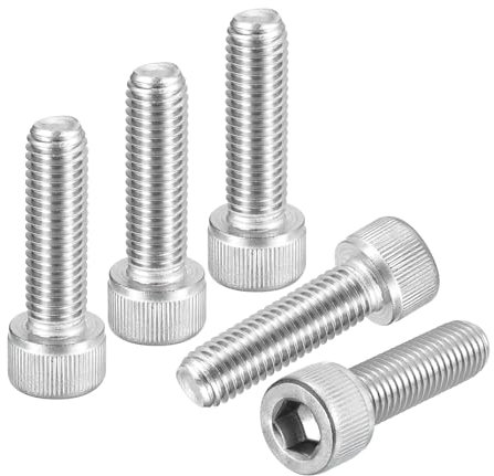 DTGN M10-1,5x35 Zylinderschrauben mit Innensechskant - 10 Stück Innensechskantschrauben - für Schränke 3D-Drucker Motorrad Türgriffe - Linsenkopfschraube Vollgewinde Edelstahl 304