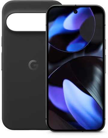 Google Pixel 9 - Unlocked Android Smartphone with Gemini, Advanced Camera, 6.3 Actua Display - Obsidian, 128GB + Pixel 9 Pro Case - Stain-Resistant Silicone - Obsidian
